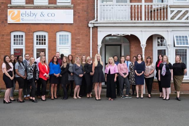 Members of the Elsby & Co team in Rushden
