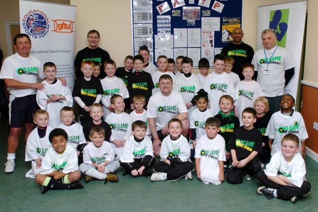 Corby: Corby Kingswood FC under 8's  kick racism out of football campaign   2008
