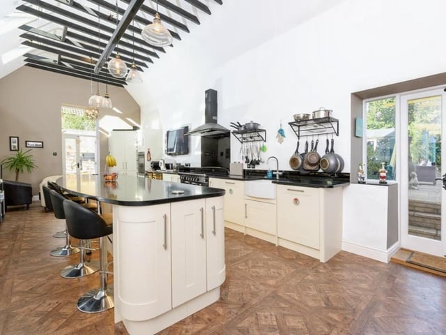 This traditional home is one of the most expensive on the market in the county right now.