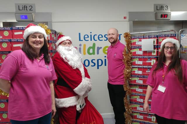 Chelsea's Angels' Christmas delivery to the ward where Chelsea was treated