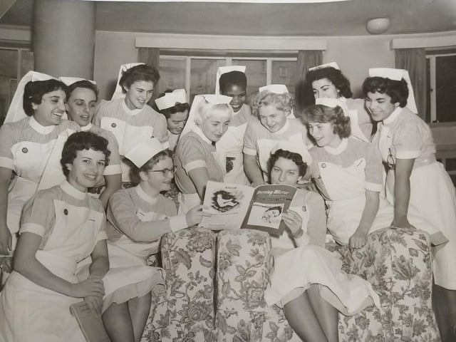 NGH nurses in the 1950s.