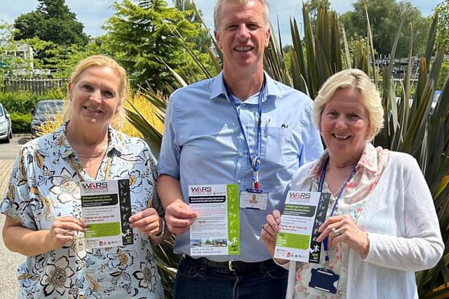 Ali Farr, Neil Cowley and Denise Ellis of NBCP
