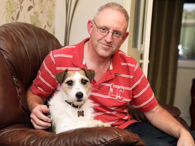 Lester the hero dog woke up his owner Gary Allen when he discovered smoke 2018