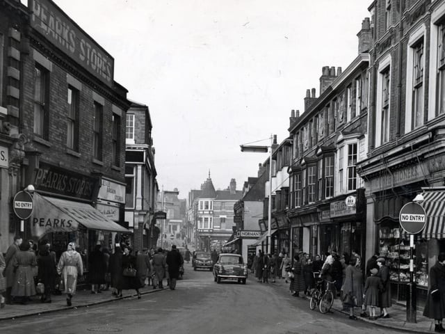 Market Street, Wellingborough, in February 1955