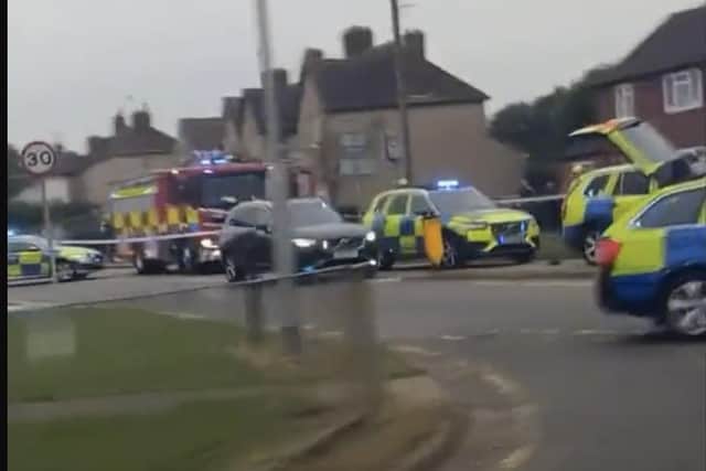 The incident happened in Oakley Road last night