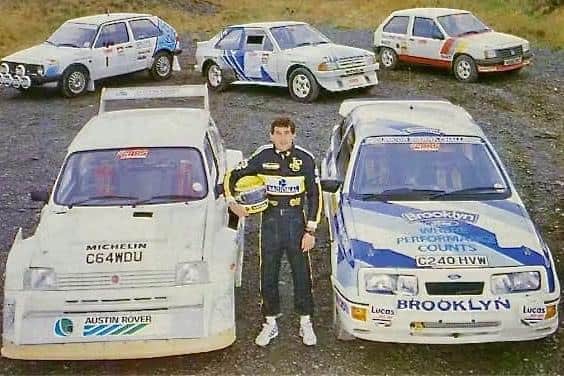 Ayrton Senna went rallying in Wales back in 1986