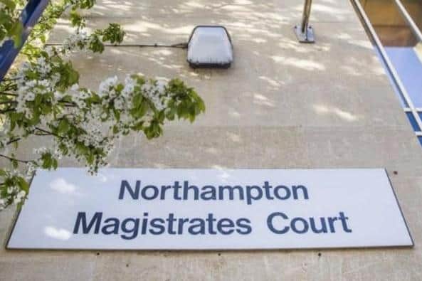 Magistrates gave Spencer-Wilson a 16-week suspended sentence for 'sustained attacks' on two Northampton police officers
