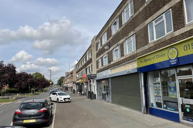 It's not yet clear which unit on this parade of shops in Rockingham Road that the mini-casino could open in