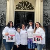 The ‘No School Fines’ petition was presented to Downing Street on Tuesday (March 21).