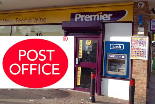 The new Post Office is in Church Hall Road, Rushden