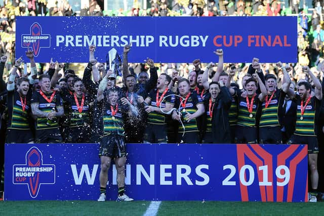 Saints won the Premiership Rugby Cup back in 2019 (photo by Shaun Botterill/Getty Images)
