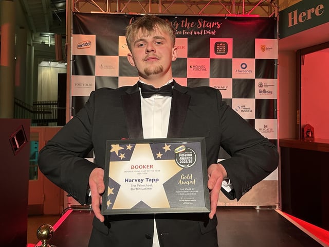 Awarded gold was Harvey Tapp from The Palmichael Restaurant.