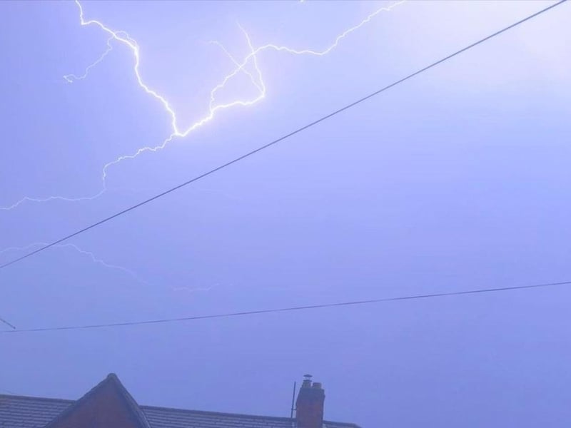Your photos of the thunderstorms in north Northamptonshire