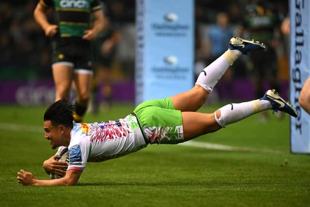 Marcus Smith scored twice for Harlequins (photo by Shaun Botterill/Getty Images)