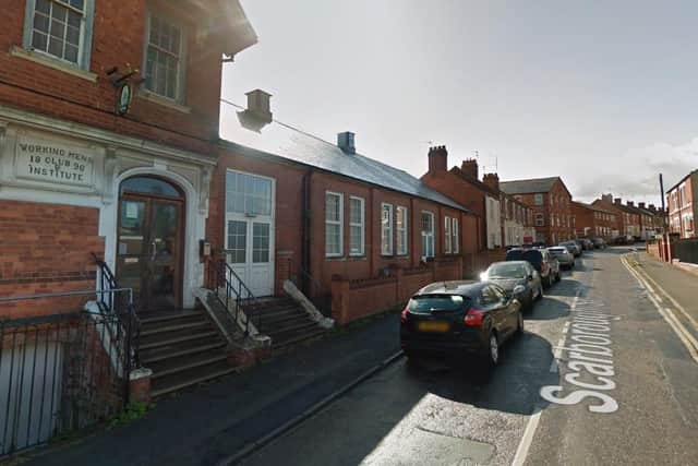 Parking is limited in Scarborough Street