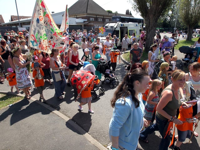 Pen Green Corby, celebrates its 30th anniversary with a parade in 2013