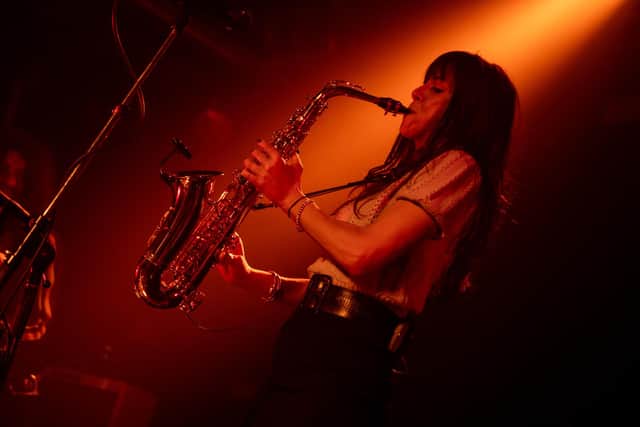 The Zutons on stage at The Roadmender in Northampton on Saturday, February 24, 2024. Photo by David Jackson.