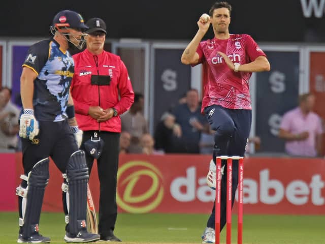 George Scrimshaw in action for the Steelbacks against Glamorgan on Friday (Picture: Peter Short)