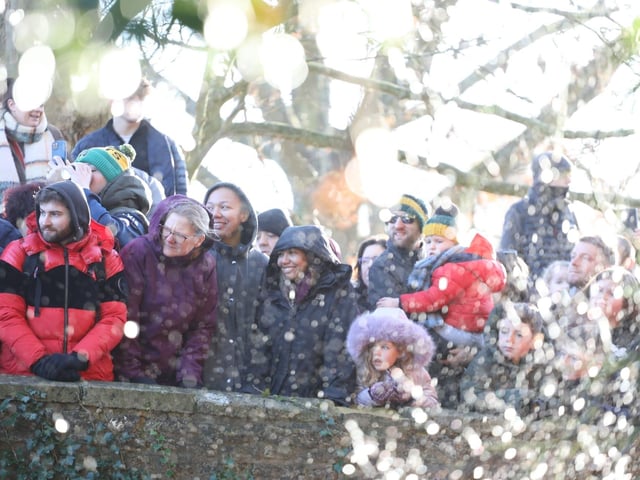 Annual Boxing Day Squirt between Geddington Volunteer Fire Brigade and Northants Fire and Rescue at Geddington Ford/National World