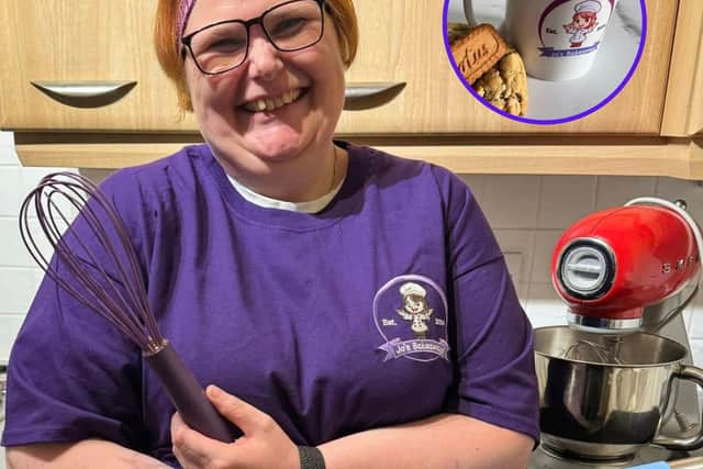 Corby baker Jo Littler, who launched Jo’s Bakeaways after a midlife career change, is now celebrating her first year in business