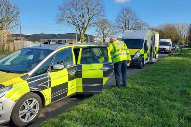 Drivers were stopped as part of a special traffic operation in Corby last month (Thursday, March 27) organised by the town’s neighbourhood policing team in response to community concerns