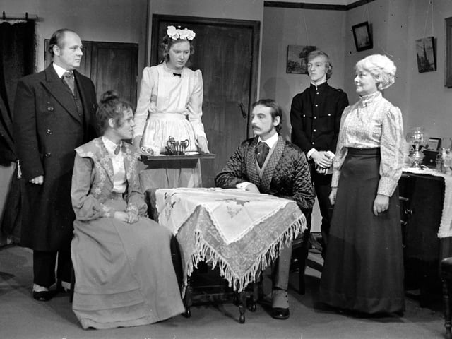 Wellingborough 1979 rehearsals of Gaslight in Wellingborough