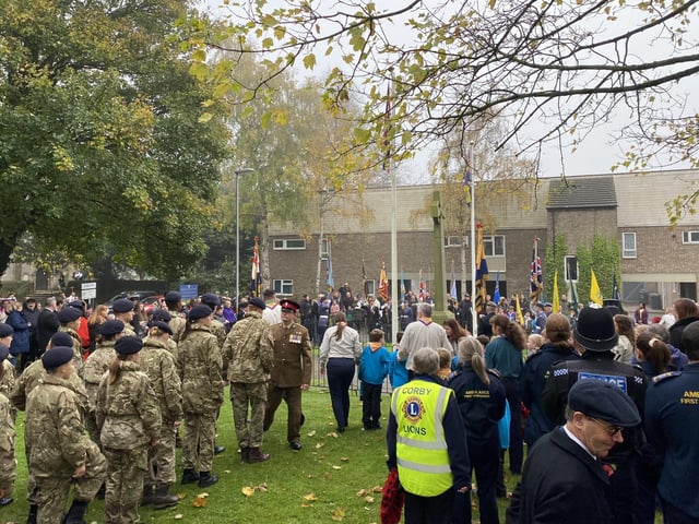 Corby Remembrance Sunday Parade and Service of Remembrance 2022