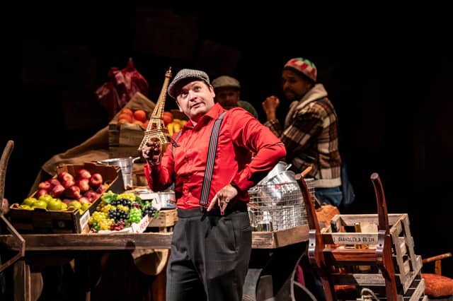 Sam Lupton as Del Boy in Only Fools and Horses: The Musical. Photograph: Johan Persson