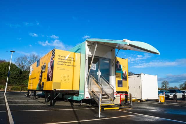 An Our Future Health mobile clinic