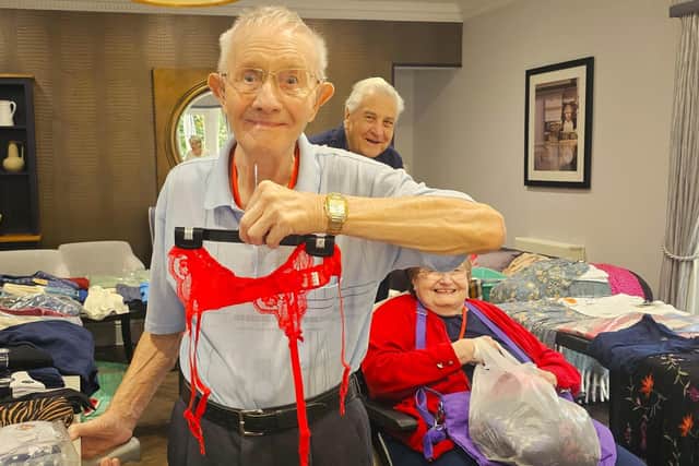 It was all about having fun for residents from Elm Bank Care Home in Kettering as they celebrated London Fashion Week