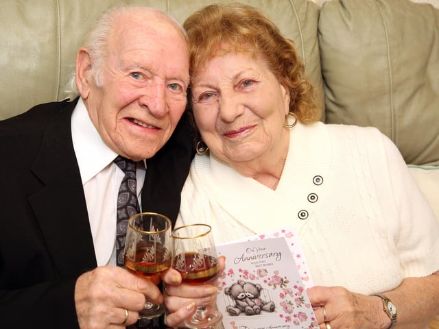 Raunds couple Ron and Beryl Friend celebrated their 70th wedding anniversary on March 1 2017