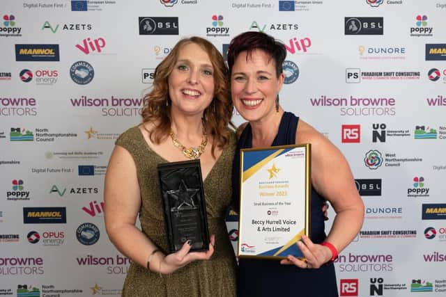 Lindsey (L) and Beccy (R) have recently won business awards