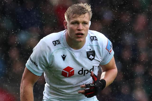 Tom Pearson returned from injury in Saints' defeat at Leicester Tigers on Saturday (photo by David Rogers/Getty Images)