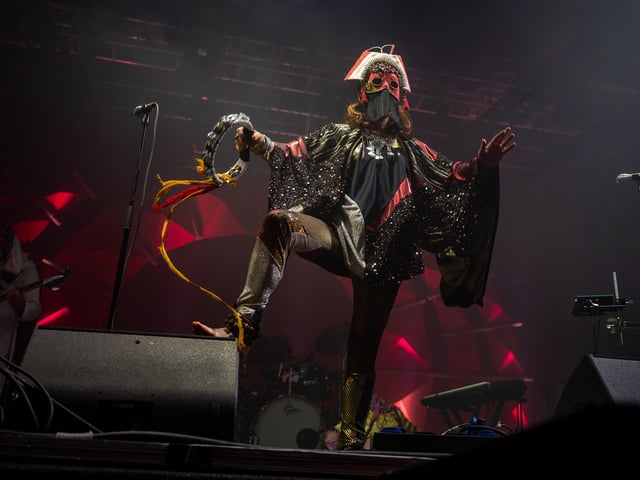 Goat headlining the Solasta stage at the Shambala Festival on Saturday, August 29, 2026. Photo by David Jackson.