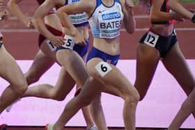 Kettering Town Harrier Alice Bates in action during the 1500m final