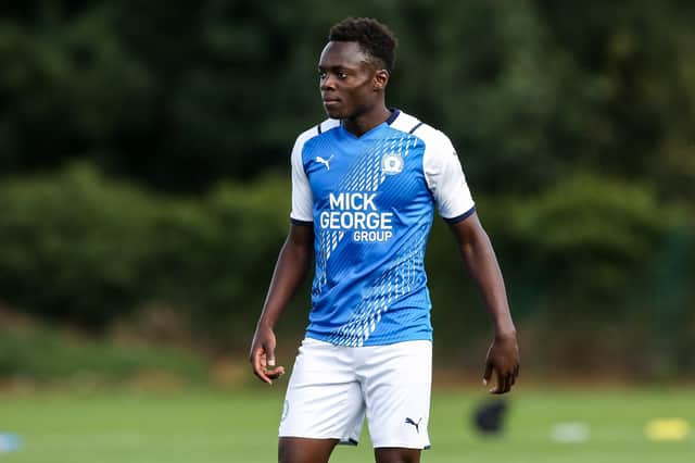Peterborough United youngster Andrew Oluwabori has joined Kettering Town on loan
