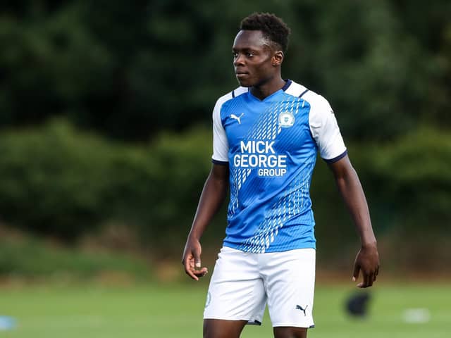 Peterborough United youngster Andrew Oluwabori has joined Kettering Town on loan