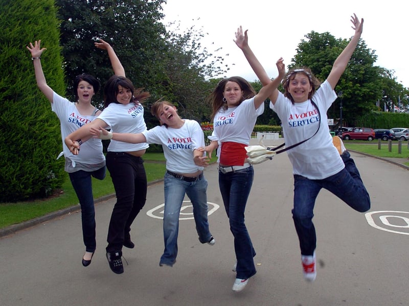 Latimer School students leap for joy