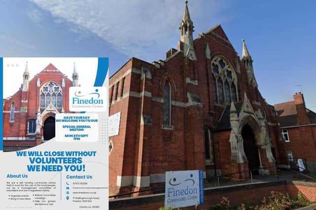 Finedon Community Centre is holding a special meeting on September 4