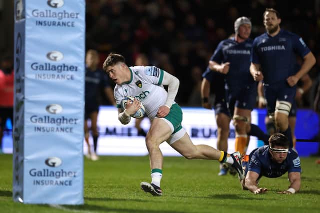 Tommy Freeman scored for Saints at Sale (photo by David Rogers/Getty Images)