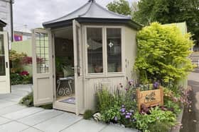 Scotts' stand at 2023 RHS Chelsea Flower Show.