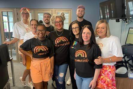 Team members at CWG Choices turned out for their Florence fundraiser today