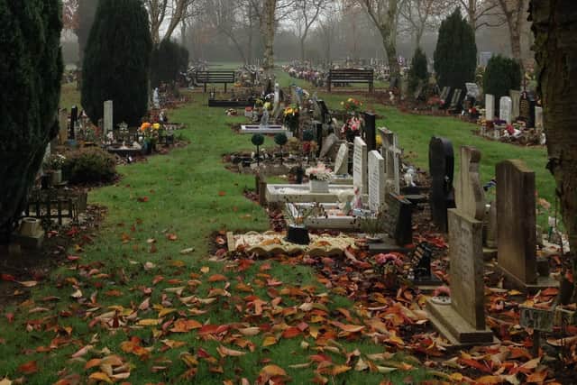 Shire Lodge Cemetery in Rockingham Road - file picture