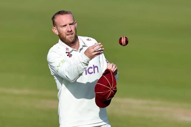 Luke Procter scored his second century of the season on day two against Warwickshire - now he has work to do with the ball