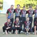 Haddon pose for the camera after their success in the NCL T20 Cup. Pictures by Finbarr Carroll