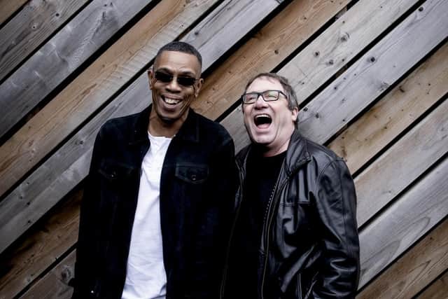 Simon Fowler and Oscar Harrison. Photo by Richard Ecclestone.