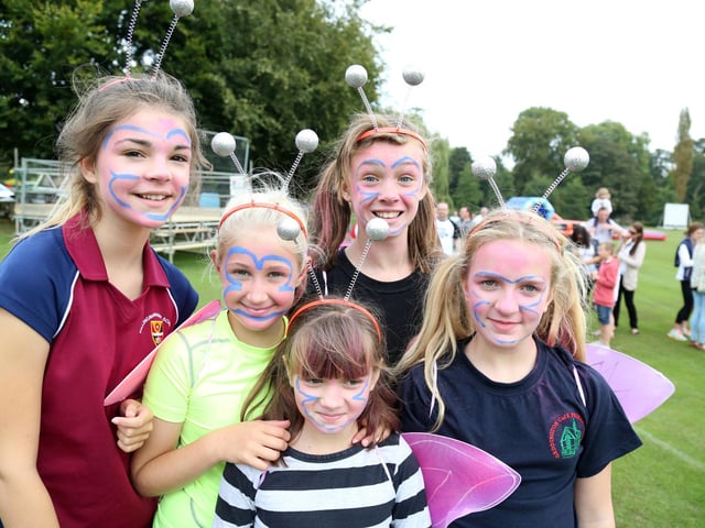 Geddington Trundle: 'The Butterflies' team 2014