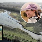 Wicksteed Park's rewilding project includes trails designed by hiker Ellie Downing