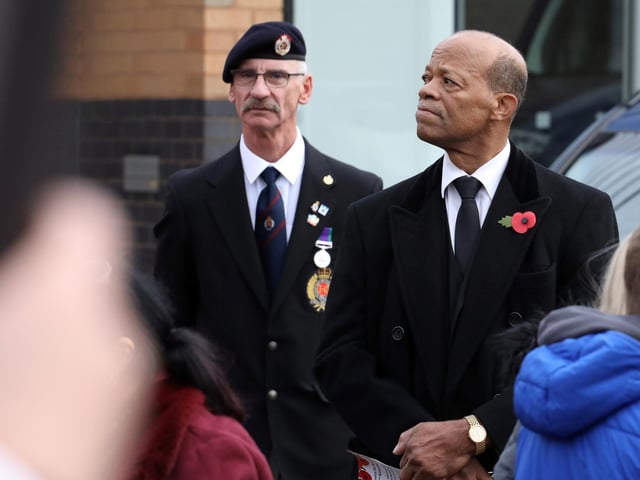 Wellingborough Remembrance Day parade 2022