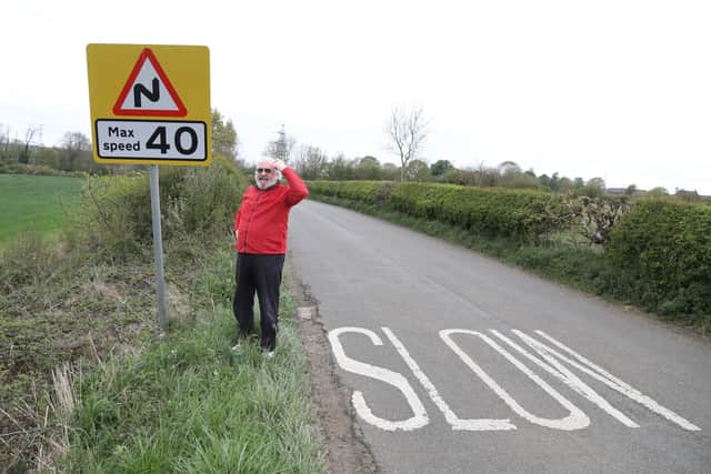 David Simmons is puzzled by the 40mph advisory limit